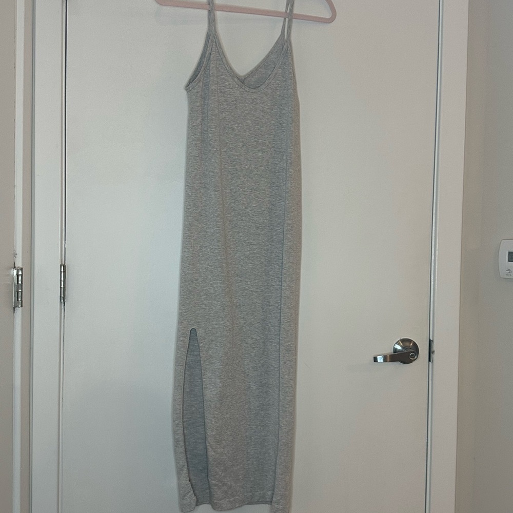 Fabletics Maxi athletic dress.  Heather light grey.  Size Small